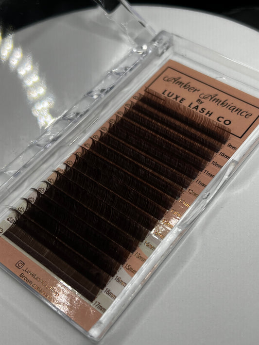 Amber ambiance - brown lash collection