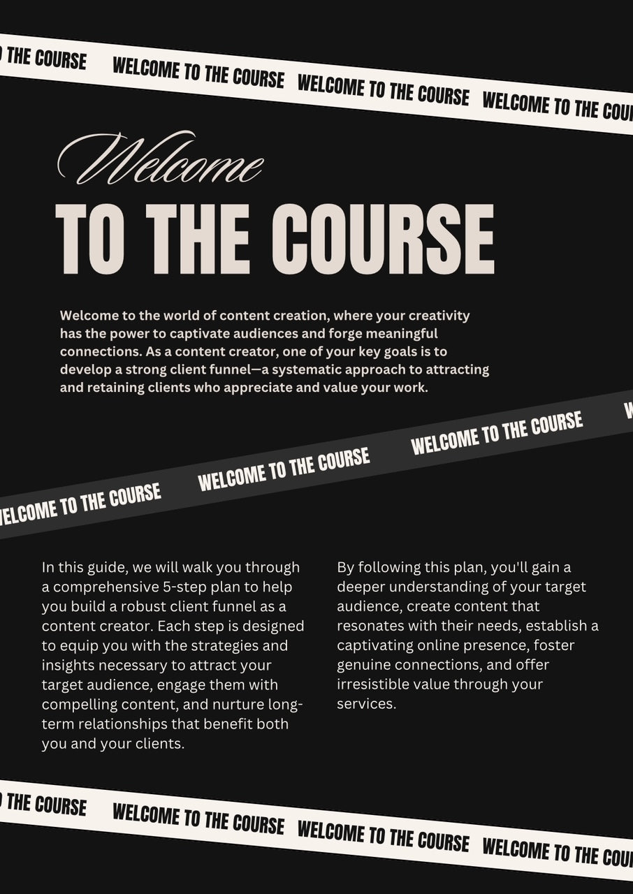 Content creator E- book