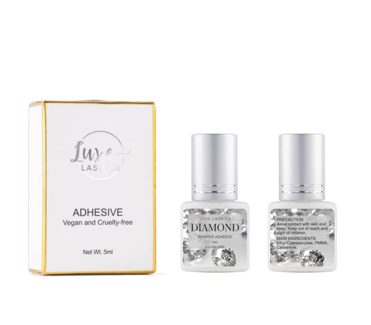 Diamond clear adhesive
