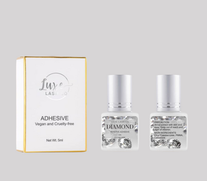 Diamond clear adhesive