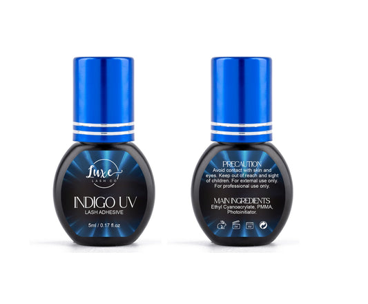 Indigo UV adhesive