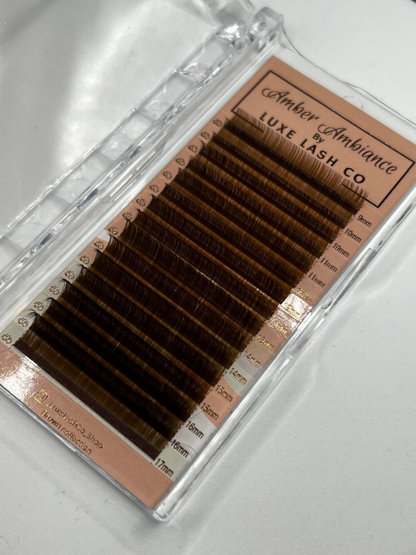 Amber ambiance - brown lash collection