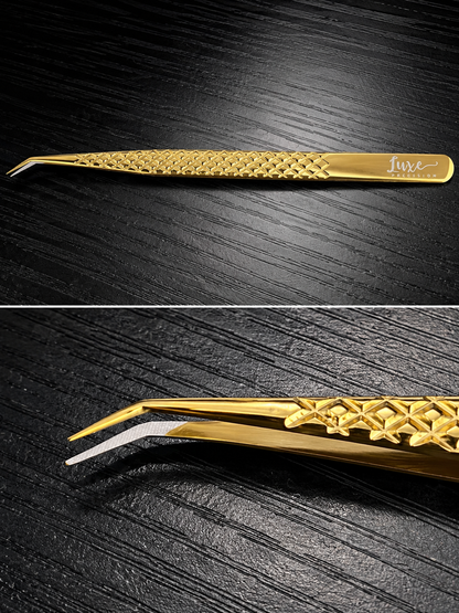 Luxe Precision™ 45° Fiber Tip Tweezer
