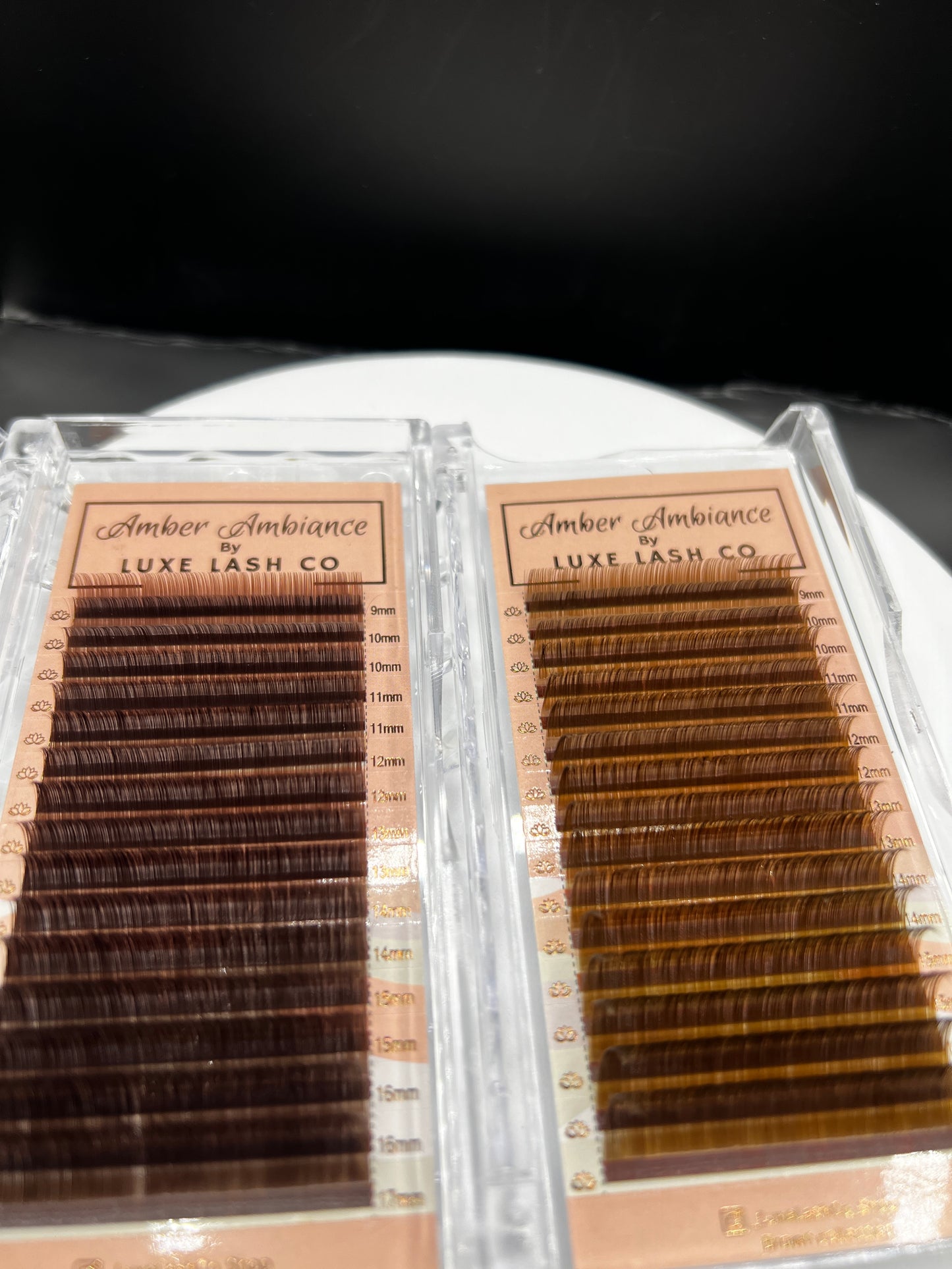 Amber ambiance - brown lash collection