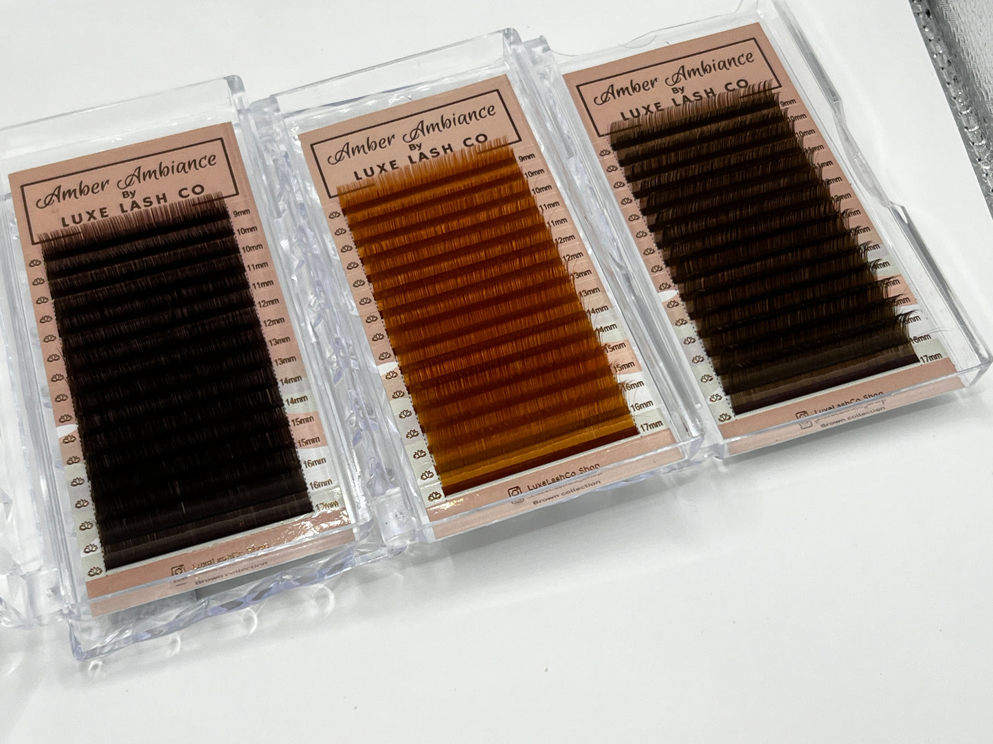 Amber ambiance - brown lash collection